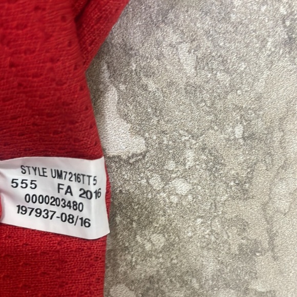 Under Armour Men’s Texas Tech Red Baseball Jersey Sz 2XL - Picture 5 of 12